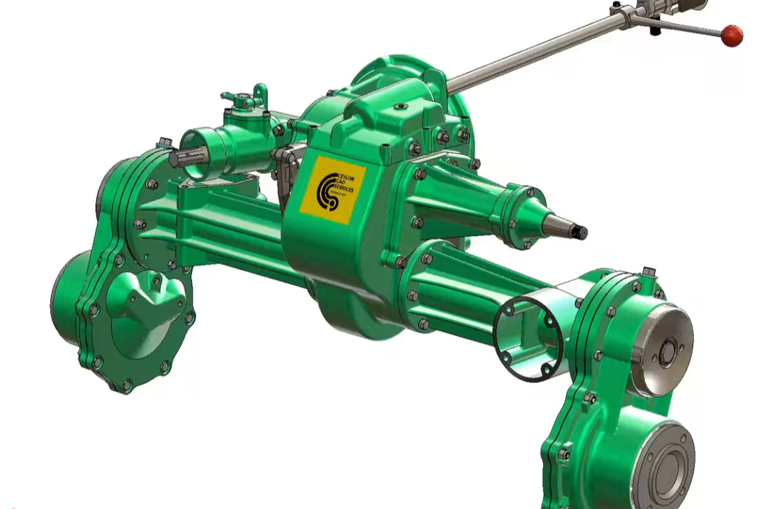 15HP gear transmission design