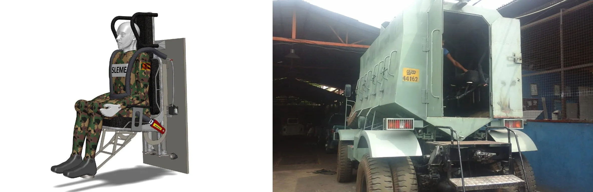 Mine Blast Attenuation Seat